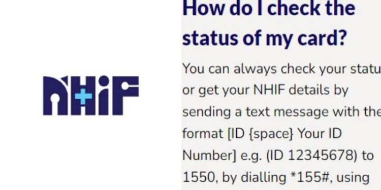 How to check your NHIF Status