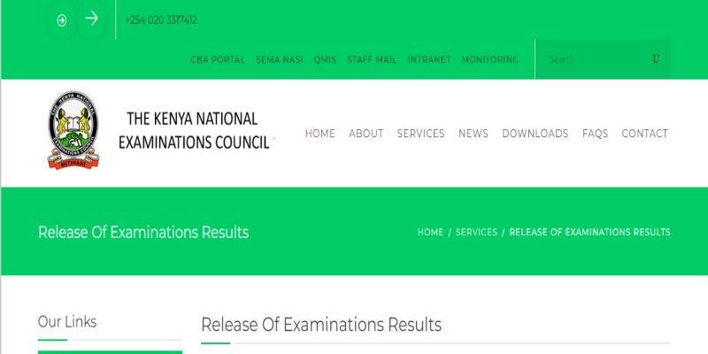 KCSE Results 2021, How To Check Online