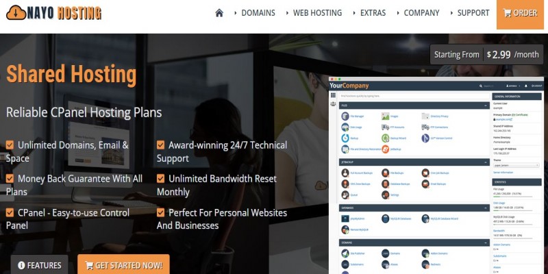 Nayo Hosting, Shared Hosting, VPS, Cloud Hosting, Game Servers