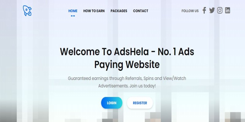 AdsHela, how to earn and Packages