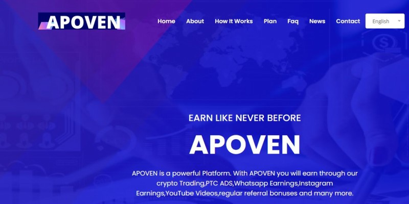 Apoven Agencies, how to earn, Plans